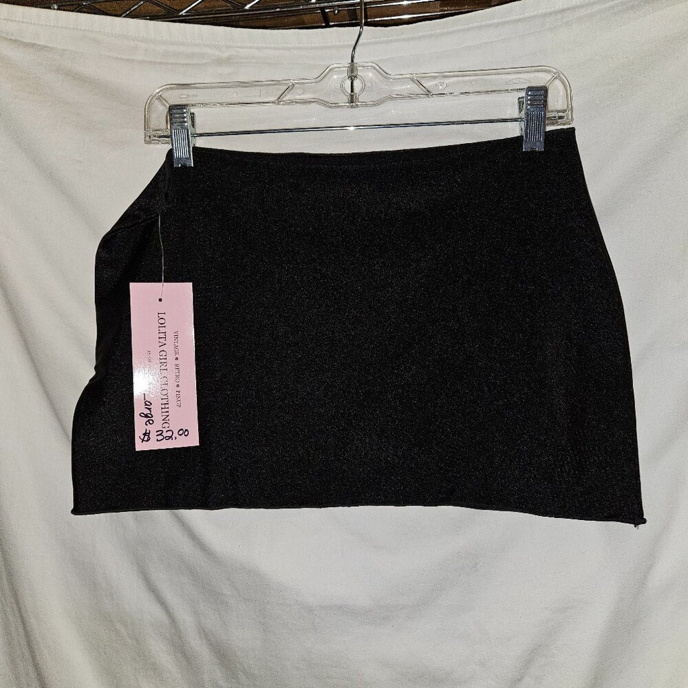 NWT LARGE  Black Mini Pencil Skirt